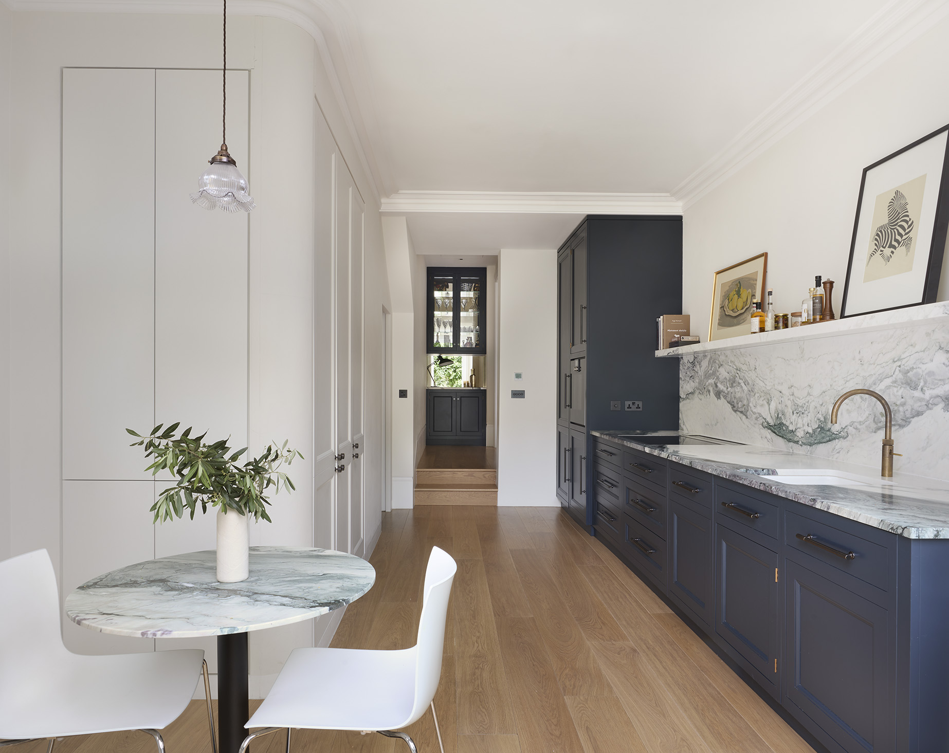 Image showcasing Kenisington Apartment Kitchen | British Institute of Interior Design